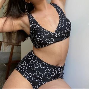 Lazy Oaf Wallflower Wrap Bikini Top